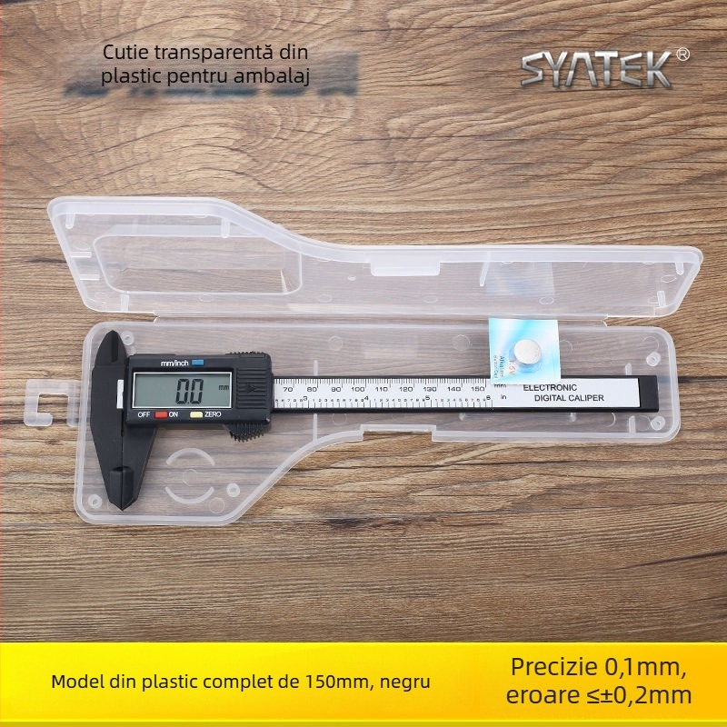 Caliper digital pentru uz casnic, precizie înaltă, cu afișaj