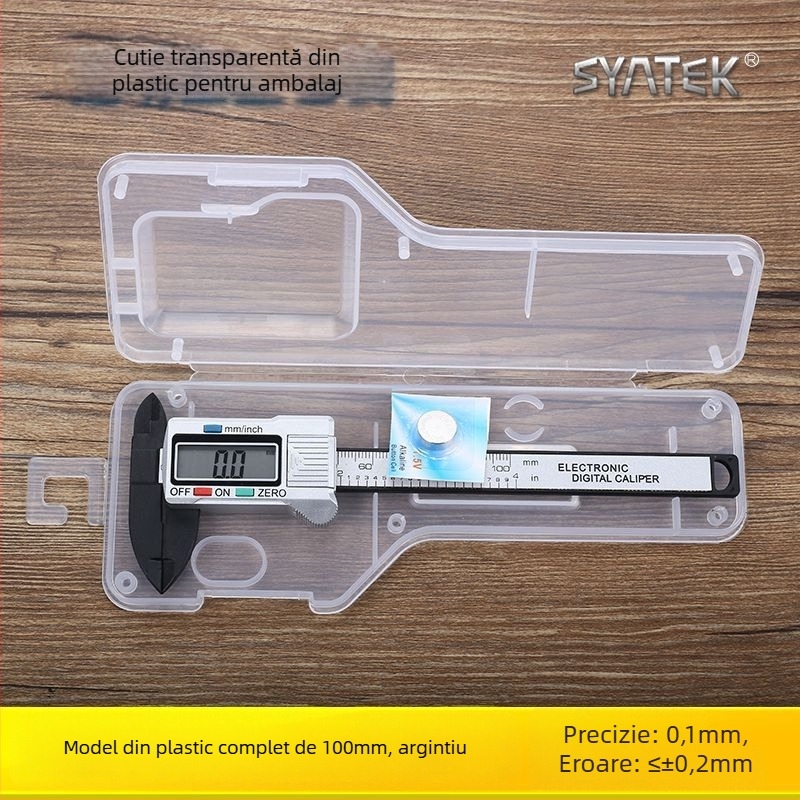 Caliper digital pentru uz casnic, precizie înaltă, cu afișaj