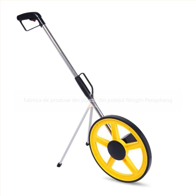 Ruletă de distanță mecanică cu afișaj digital, acționare manuală, pentru măsurători în exterior