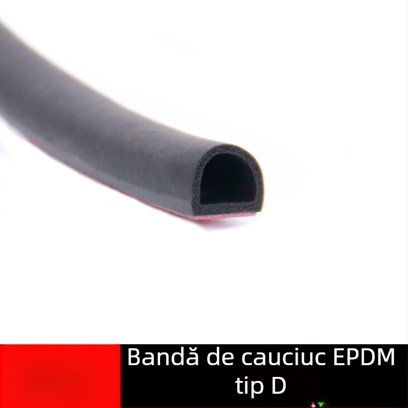 Bandă etanșare pentru ușa mașinii din cauciuc, design cu cinci și șase orificii, izolare fonică și impermeabil, pentru diferite modele