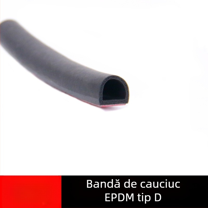 Bandă etanșare pentru ușa mașinii din cauciuc, design cu cinci și șase orificii, izolare fonică și impermeabil, pentru diferite modele
