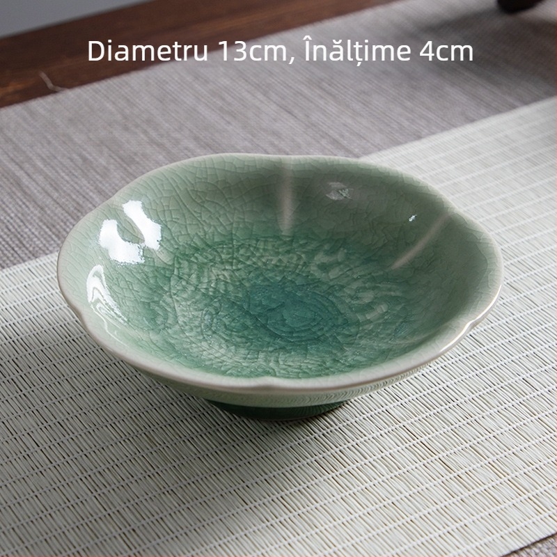 Vas de fructe din porțelan de la Craftsman's Constant Ceramics, stil chinezesc nou, tendință națională, primăvara 2013