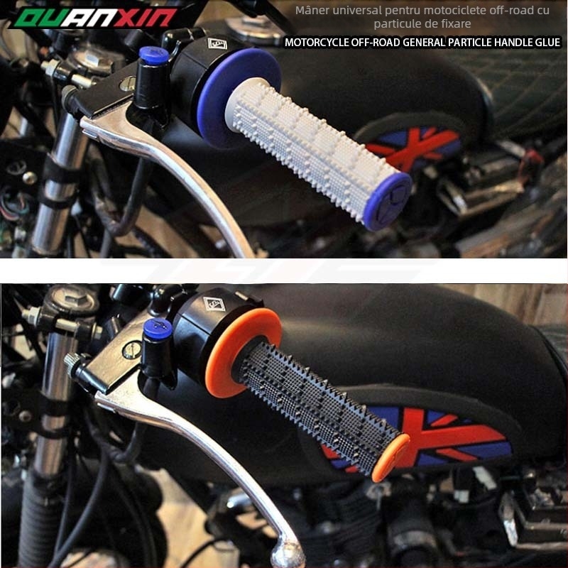 Adeziv din cauciuc pentru mânerele ghidonului motocicletelor – procesare personalizabilă, modele generale, patru anotimpuri, antiderapant, impermeabil, rezistent la uzură