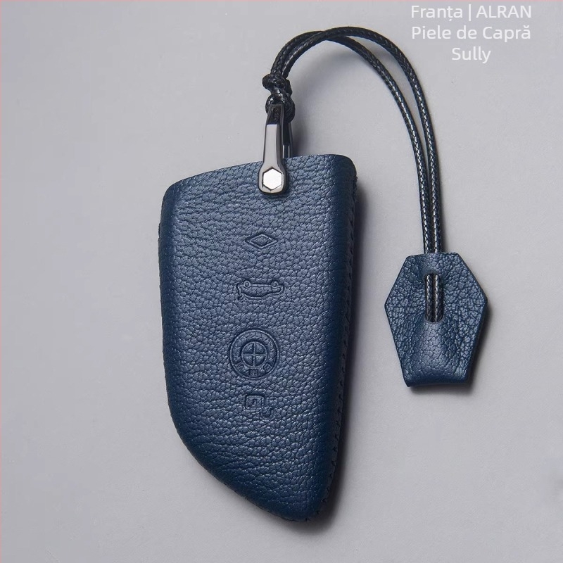Husă pentru cheie BMW pentru seriile 1, 3, 5, 7 și X1–X7; piele de oaie; înaltă calitate