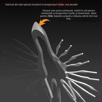 Vârf profesional pentru pyrogravură – vârf electric încălzit pentru gravură