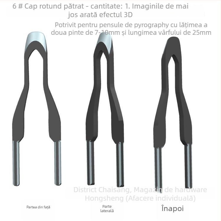 Vârf profesional pentru pyrogravură – vârf electric încălzit pentru gravură