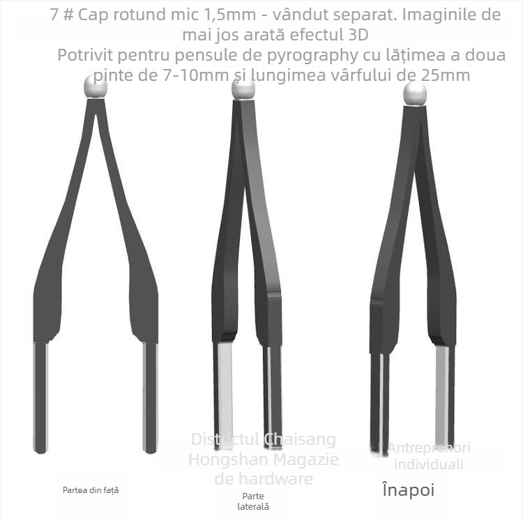 Vârf profesional pentru pyrogravură – vârf electric încălzit pentru gravură