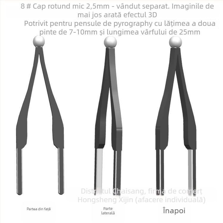 Vârf profesional pentru pyrogravură – vârf electric încălzit pentru gravură