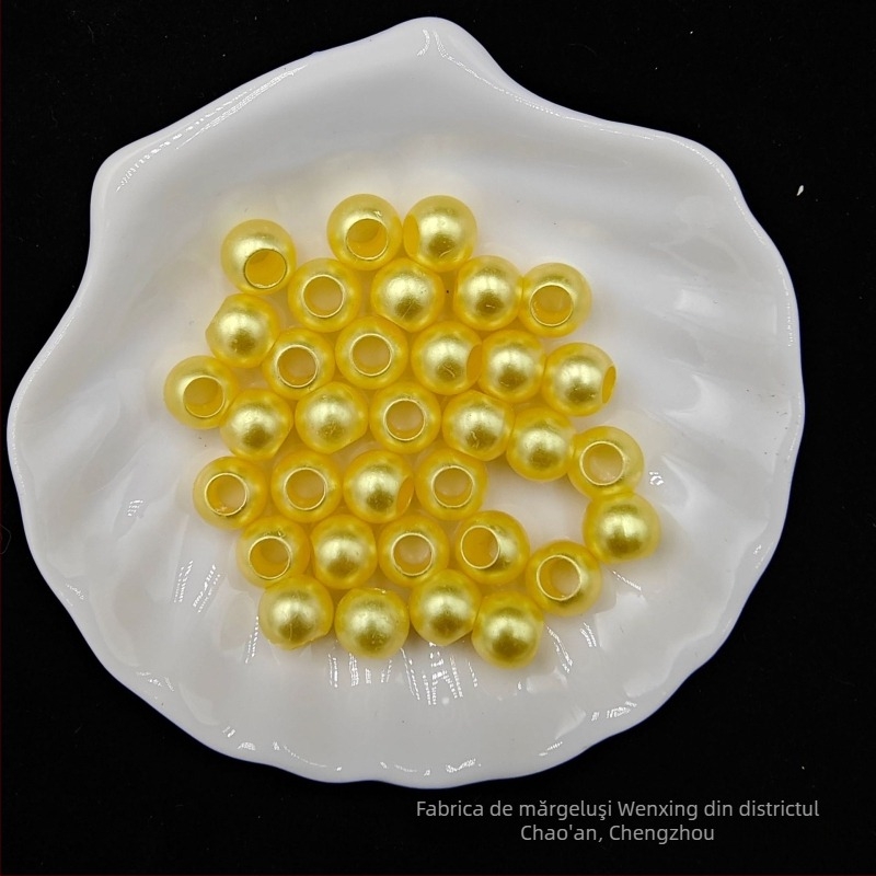 Mărgele (plastic/rezină, finisaj perlat, OEM disponibil, stil Internet Celebrity)