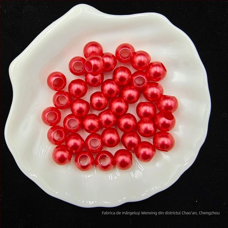 Mărgele (plastic/rezină, finisaj perlat, OEM disponibil, stil Internet Celebrity)