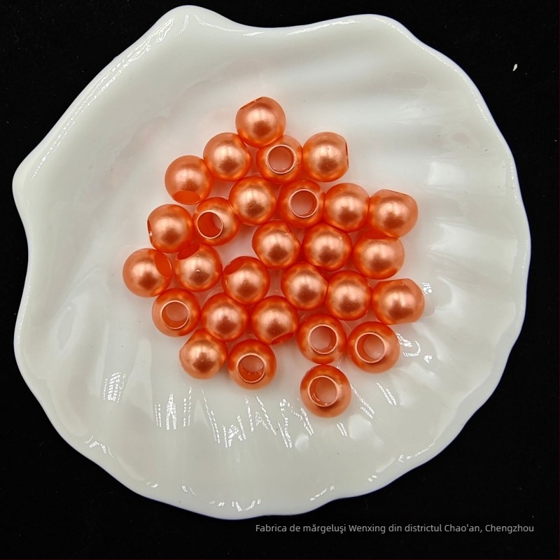 Mărgele (plastic/rezină, finisaj perlat, OEM disponibil, stil Internet Celebrity)