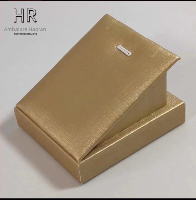 Suport de afișare bijuterii pentru lanțuri și pandante — corp din lemn, piele PU, stil de înaltă calitate, vara 2023