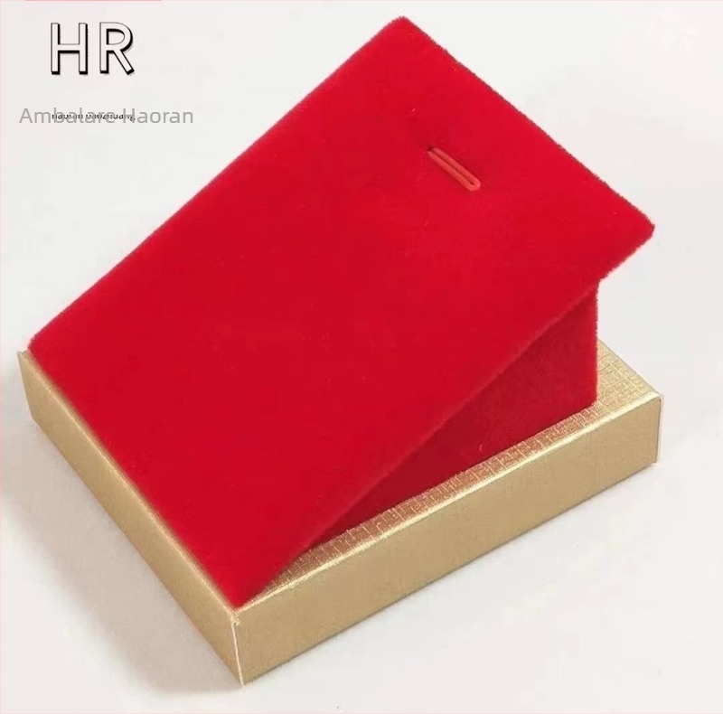 Suport de afișare bijuterii pentru lanțuri și pandante — corp din lemn, piele PU, stil de înaltă calitate, vara 2023