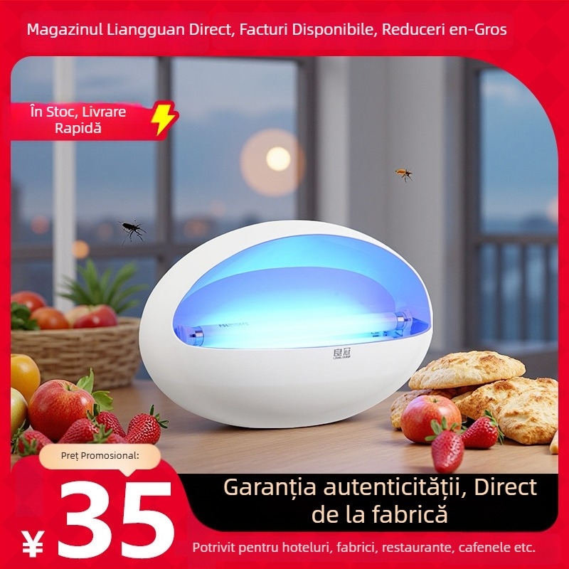 Lampă lipicioasă montată pe perete pentru țânțari și muște, model LG-298L, T5-8W, 220V, personalizabilă, în comerț en-gros pentru comercianți