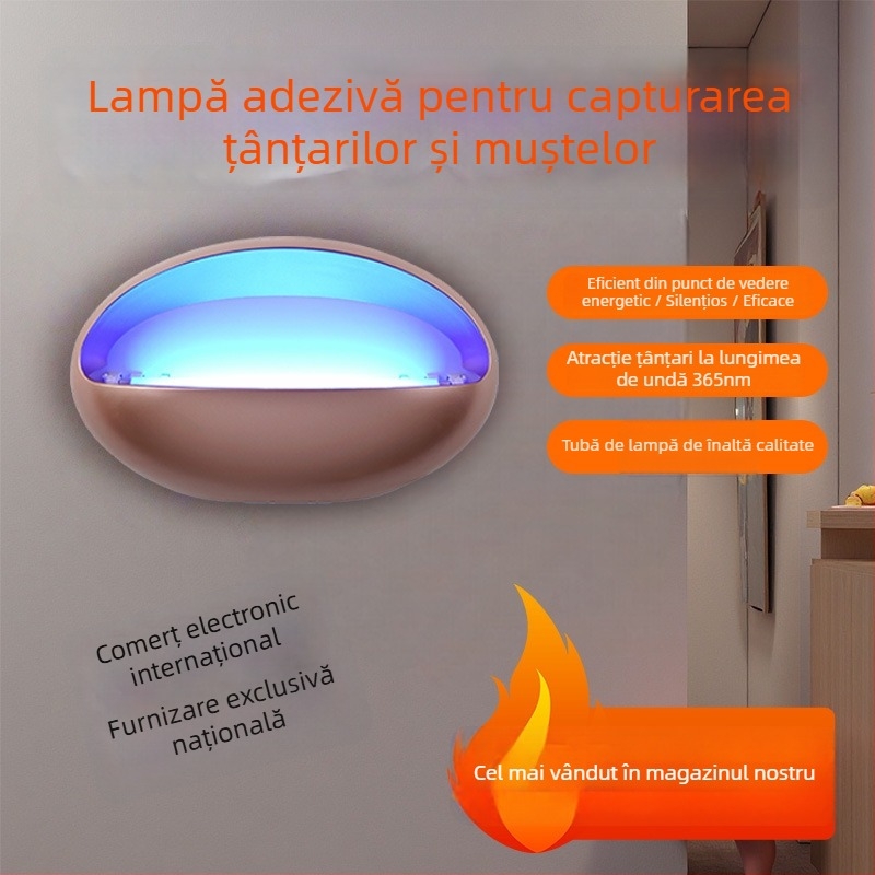 Lampă lipicioasă montată pe perete pentru țânțari și muște, model LG-298L, T5-8W, 220V, personalizabilă, în comerț en-gros pentru comercianți