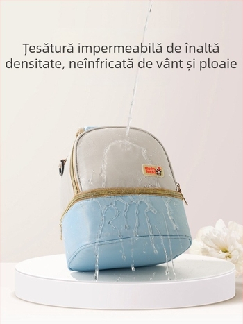 Geantă pentru lapte matern cu răcire pentru muncă, geantă izolată portabilă, geantă multifuncțională mamă-copil, geantă ușoară de umăr, exterior: Oxford, căptușeală: poliester, iarna 2024