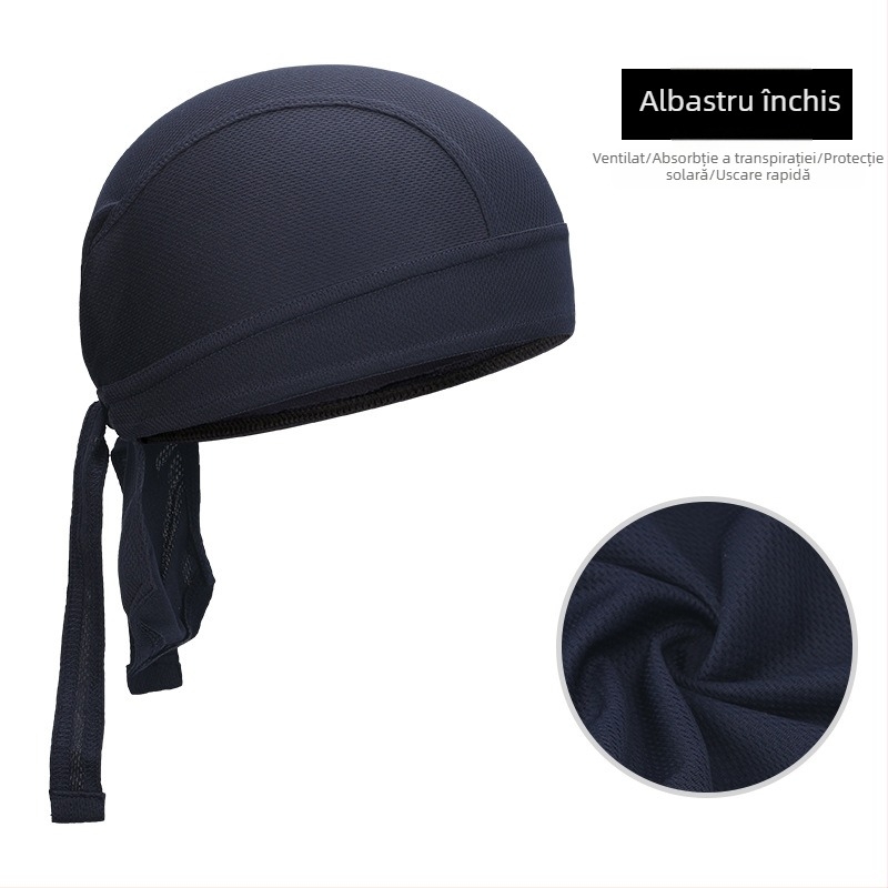 Pălărie-bandana pentru ciclism, uscare rapidă, poliester, unisex pentru adulți, căptușeală pentru cască