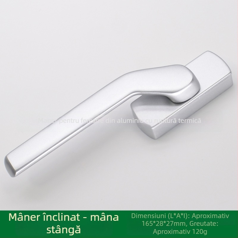 Mâner DP-Broken Bridge pentru fereastră din aliaj de aluminiu, cu acoperire nanotehnologică și vopsea rezistentă la temperaturi înalte – pentru ferestre și uși