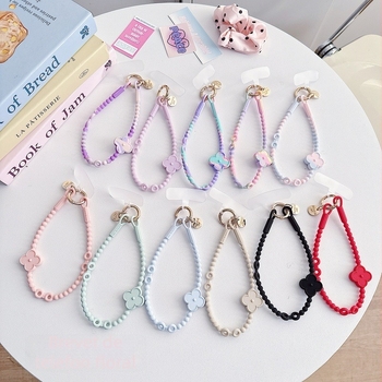 Jinyi șnur pentru telefon din silicon – stil feminin, șnur de silicon cu cataramă metalică, pandantiv universal pentru telefon