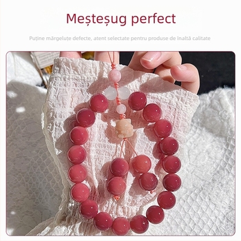 Pandantiv pentru telefon din Bodhi rădăcină, gravură Crystal Joy; modele de insecte; lansare primăvara 2024