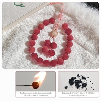 Pandantiv pentru telefon din Bodhi rădăcină, gravură Crystal Joy; modele de insecte; lansare primăvara 2024