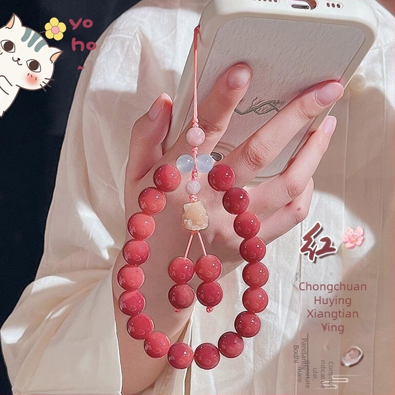 Pandantiv pentru telefon din Bodhi rădăcină, gravură Crystal Joy; modele de insecte; lansare primăvara 2024