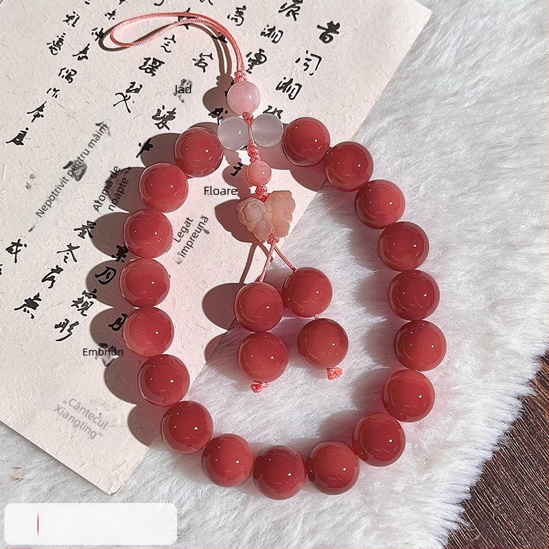 Pandantiv pentru telefon din Bodhi rădăcină, gravură Crystal Joy; modele de insecte; lansare primăvara 2024