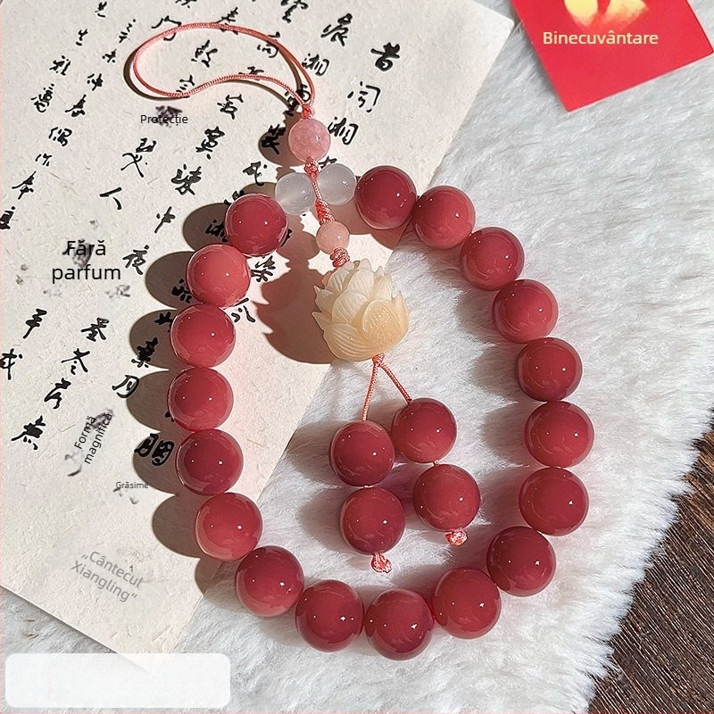 Pandantiv pentru telefon din Bodhi rădăcină, gravură Crystal Joy; modele de insecte; lansare primăvara 2024