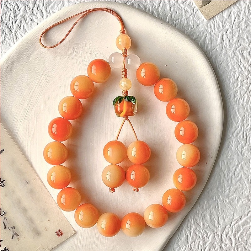 Pandantiv pentru telefon din Bodhi rădăcină, gravură Crystal Joy; modele de insecte; lansare primăvara 2024