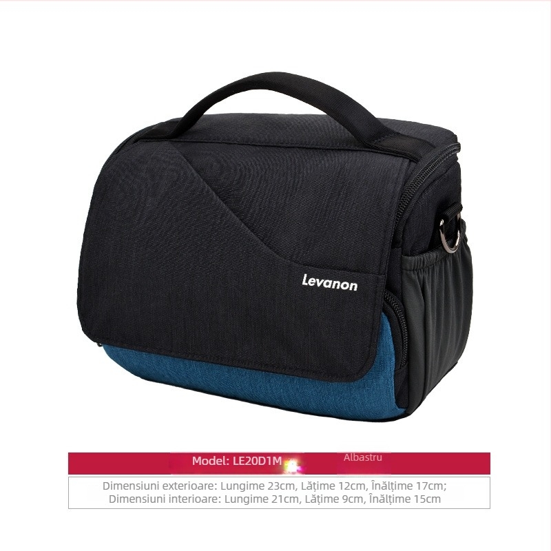 Geantă de cameră Le20D1 din nylon pentru SLR și camere fără oglindă, tip umăr, impermeabilă, respirabilă, rezistentă la uzură