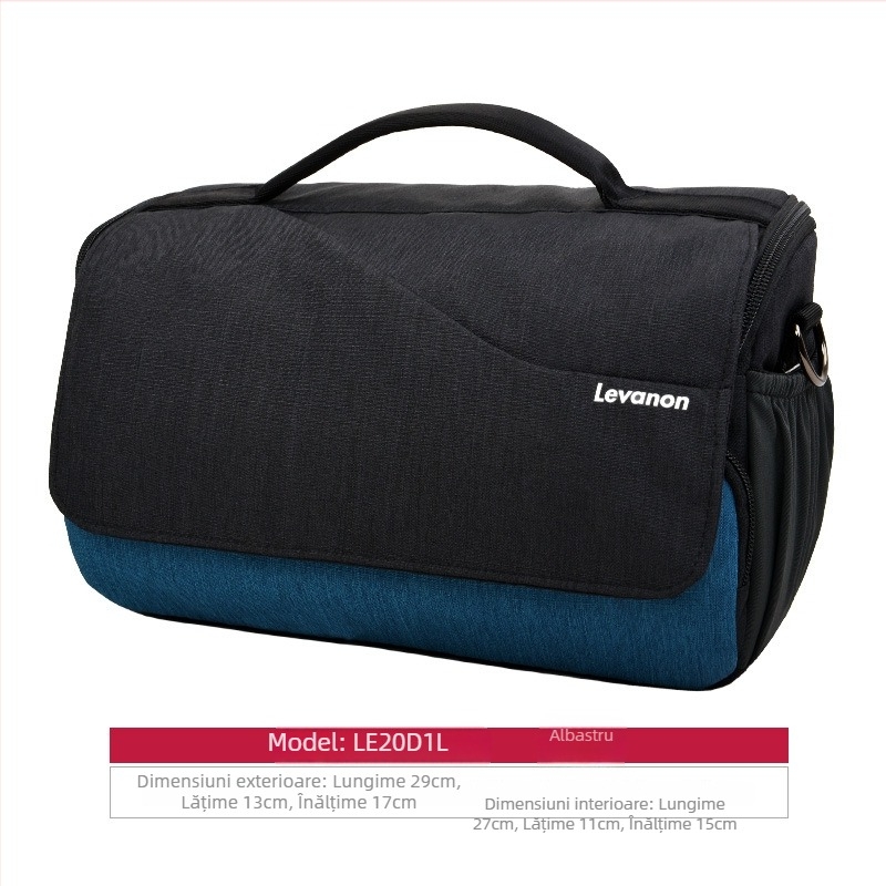 Geantă de cameră Le20D1 din nylon pentru SLR și camere fără oglindă, tip umăr, impermeabilă, respirabilă, rezistentă la uzură