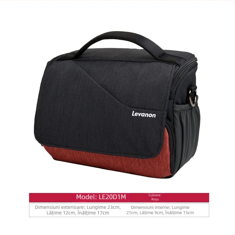 Geantă de cameră Le20D1 din nylon pentru SLR și camere fără oglindă, tip umăr, impermeabilă, respirabilă, rezistentă la uzură