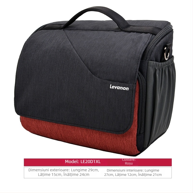 Geantă de cameră Le20D1 din nylon pentru SLR și camere fără oglindă, tip umăr, impermeabilă, respirabilă, rezistentă la uzură