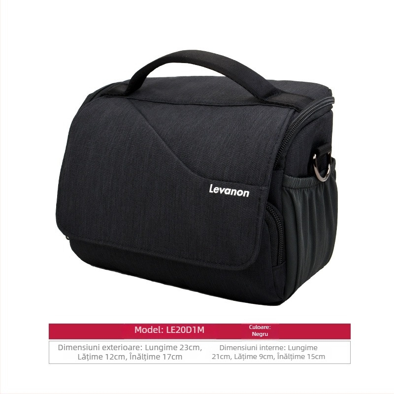 Geantă de cameră Le20D1 din nylon pentru SLR și camere fără oglindă, tip umăr, impermeabilă, respirabilă, rezistentă la uzură