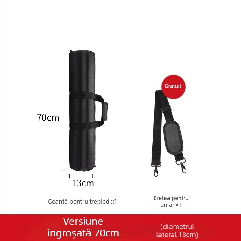 Accesorii de iluminat pentru trepied – Su Ben, material flocking, îngroșat și lărgit, geantă portabilă pentru stativ de iluminat