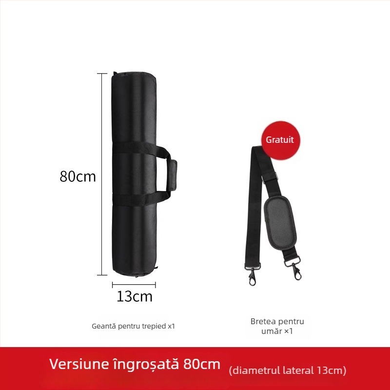 Accesorii de iluminat pentru trepied – Su Ben, material flocking, îngroșat și lărgit, geantă portabilă pentru stativ de iluminat