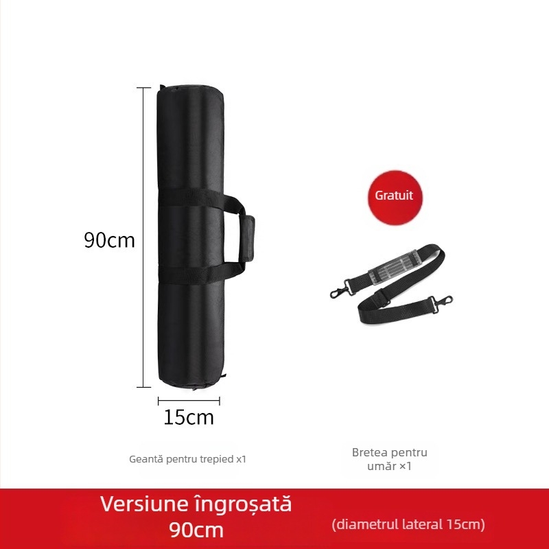 Accesorii de iluminat pentru trepied – Su Ben, material flocking, îngroșat și lărgit, geantă portabilă pentru stativ de iluminat
