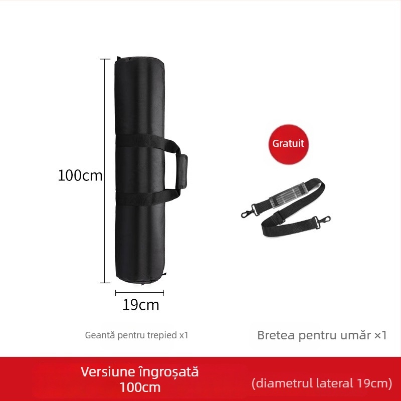 Accesorii de iluminat pentru trepied – Su Ben, material flocking, îngroșat și lărgit, geantă portabilă pentru stativ de iluminat