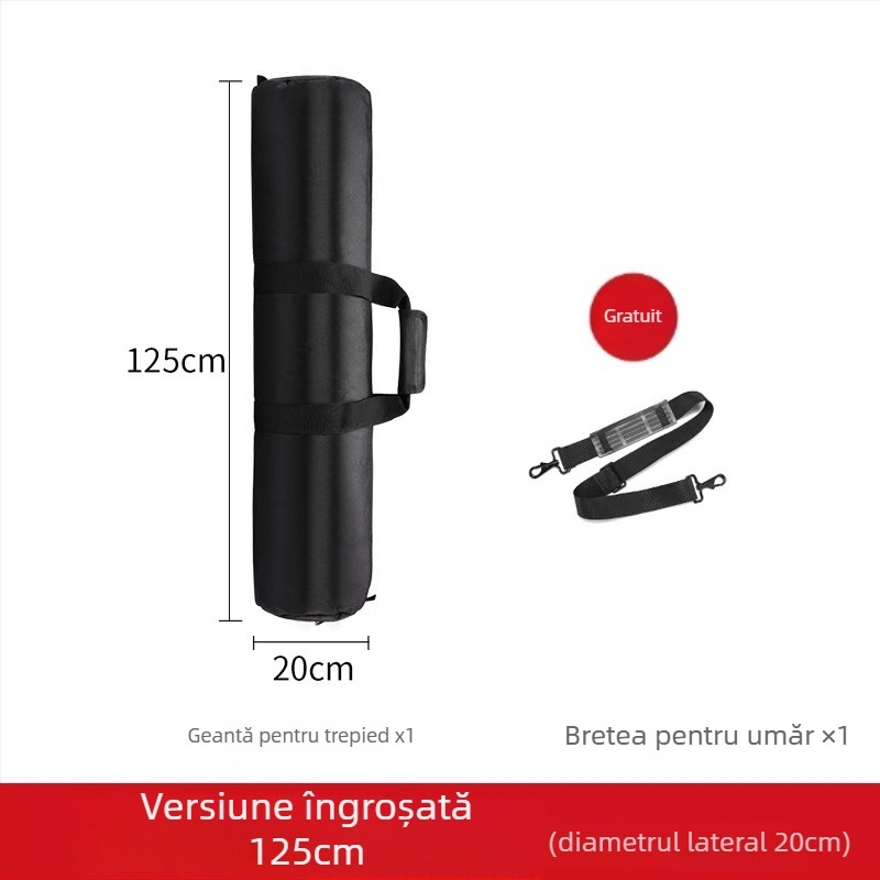 Accesorii de iluminat pentru trepied – Su Ben, material flocking, îngroșat și lărgit, geantă portabilă pentru stativ de iluminat