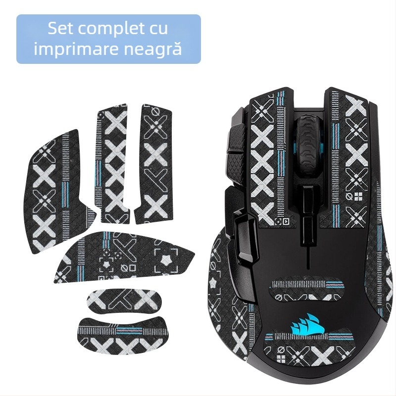Film protector cu acoperire totală pentru mouse-ul wireless Iron Hand – anti-derapant, absorbant de transpirație, impermeabil și rezistent la uzură