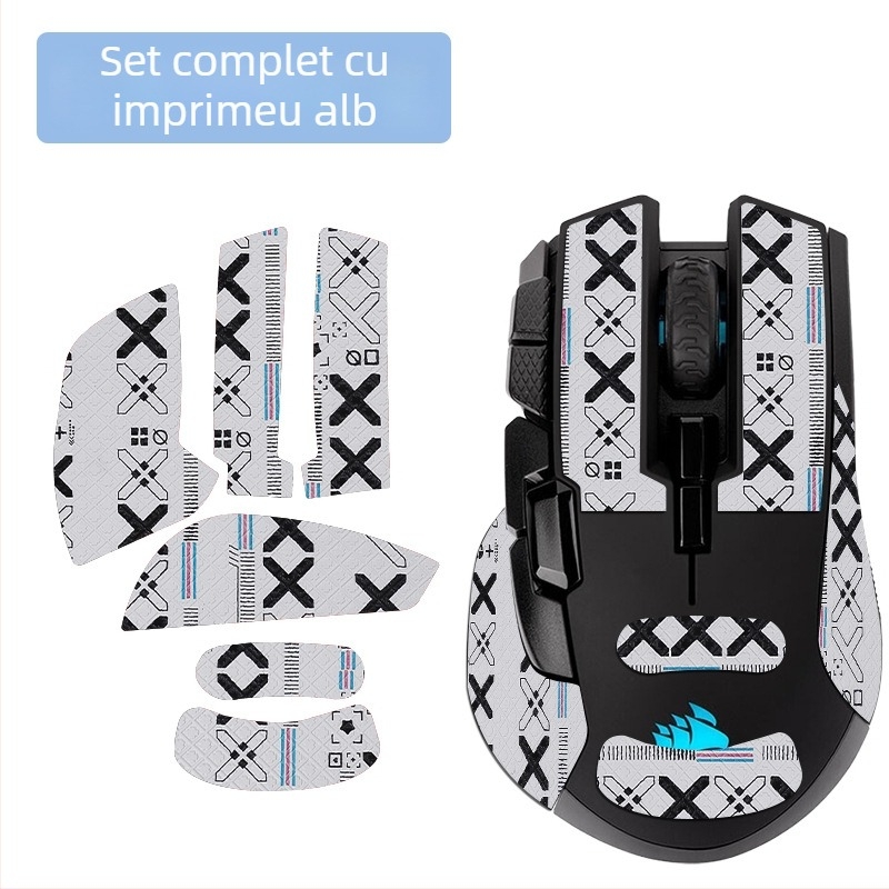 Film protector cu acoperire totală pentru mouse-ul wireless Iron Hand – anti-derapant, absorbant de transpirație, impermeabil și rezistent la uzură