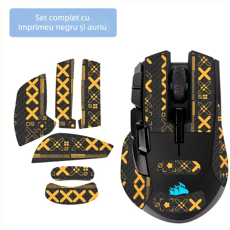 Film protector cu acoperire totală pentru mouse-ul wireless Iron Hand – anti-derapant, absorbant de transpirație, impermeabil și rezistent la uzură