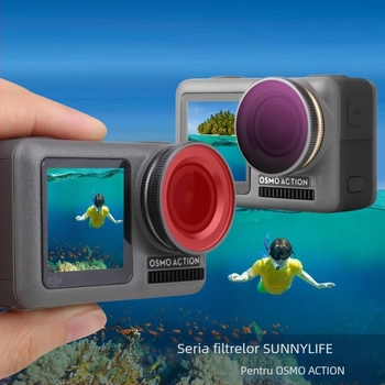 Filtru de scufundare pentru Osmo Action cu ND/PL reglabil și CPL (Model OA-FI170)