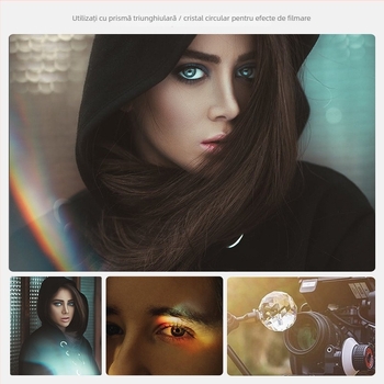 Set foto MK 829092 – accesorii profesionale pentru fotografie cu lumină magică și fundal de cristal pentru film, TV și nunți, greutate 0.5 kg