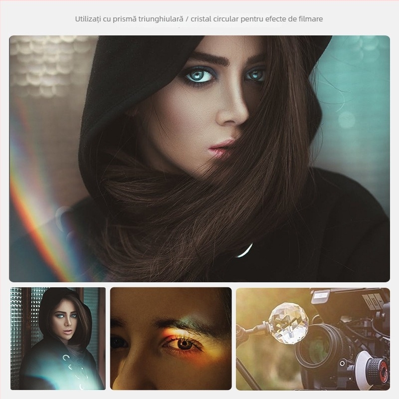 Set foto MK 829092 – accesorii profesionale pentru fotografie cu lumină magică și fundal de cristal pentru film, TV și nunți, greutate 0.5 kg