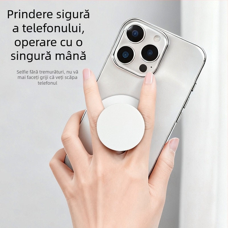 Suport MagSafe pentru telefon cu pernă de aer, portabil, transparent pentru birou