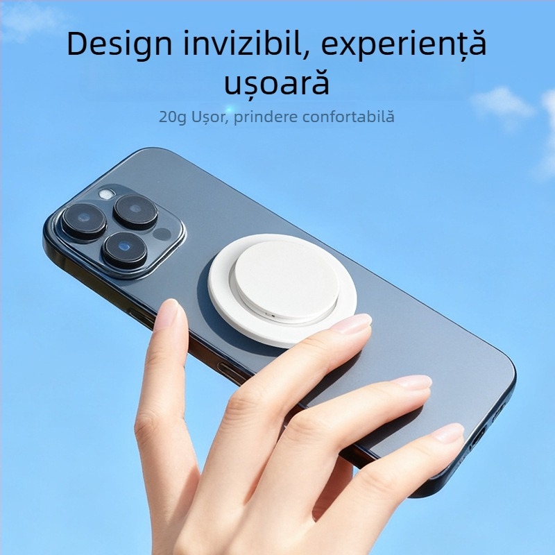 Suport MagSafe pentru telefon cu pernă de aer, portabil, transparent pentru birou