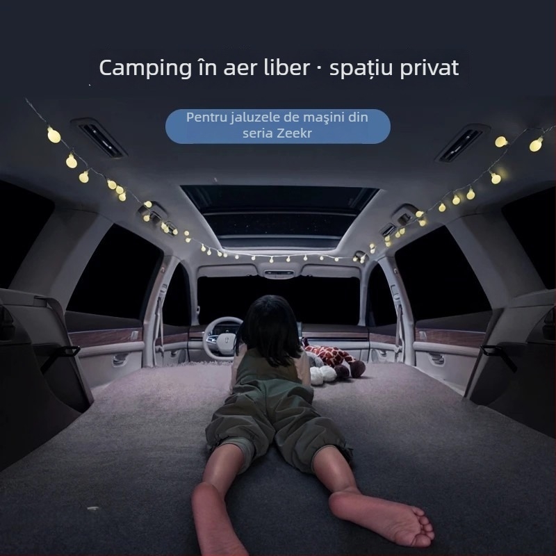 Cortină de protecție solară auto Xiaomi Su7Yu7 — material Oxford, montaj cu ventuze, protecție a intimității, izolație termică, posibilitate personalizare cu logo