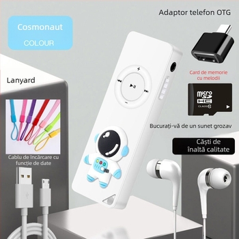 Mini MP3/MP4 player – Player portabil în stil Walkman pentru studenți