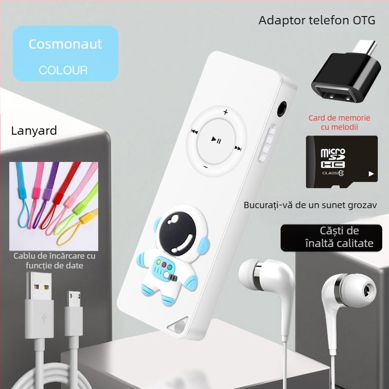 Mini MP3/MP4 player – Player portabil în stil Walkman pentru studenți